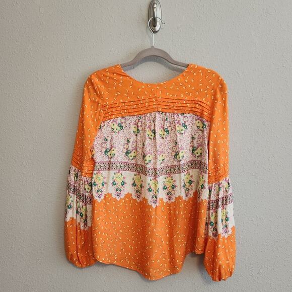 Maeve by Anthropologie‎ Ceresco Peasant Long Sleeve Top Size XS - Picture 11 of 13
